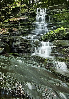 大瀑布,級聯(lián),水