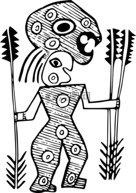 原住民,字符,漫画人物