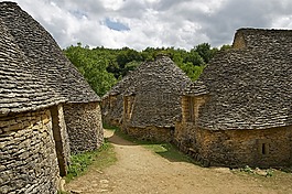 石头小屋,别墅,干砌石