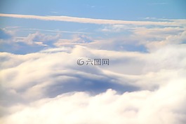 天空,云,飛機