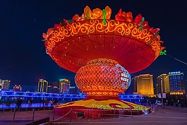 元宵节,西宁中心广场,花灯