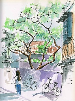 速寫(xiě),素描,繪畫(huà)
