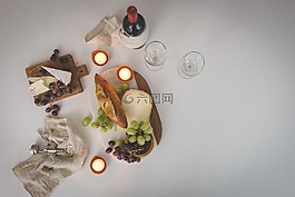 葡萄酒,瓶,玻璃