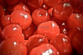 櫻桃,水果,紅色