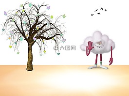 云计算,绘图,云有趣的