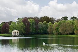 城堡,枫丹白露,schlossgarten