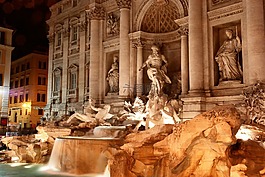 許愿泉,噴泉,fontana di trevi