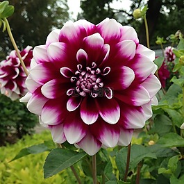 菊花,葡萄酒的顏色,花園
