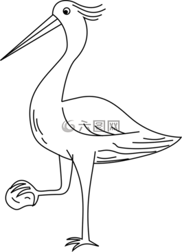 動物,鳥,鷺
