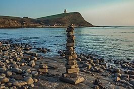英格蘭,kimmeridge 灣,海洋