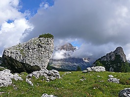 山,白云岩,云