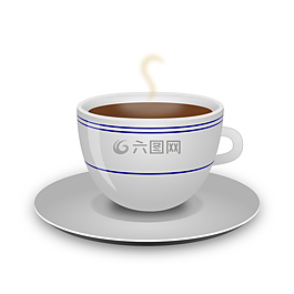 咖啡,陶器,杯