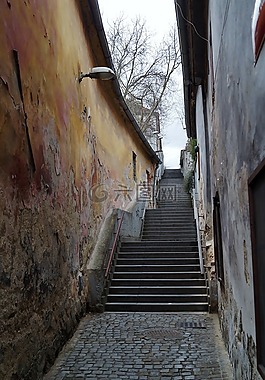 樓梯,老,老鎮(zhèn)