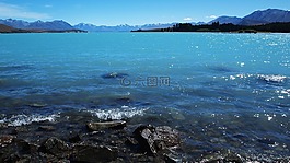 新西蘭,湖,山