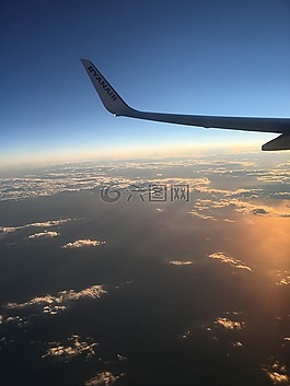 旅行,飛,飛機(jī)