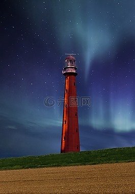 燈塔,圖形,背景