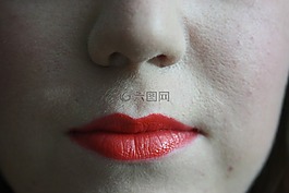 嘴唇,口,口紅