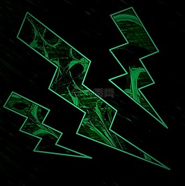 闪光,光明,绿色