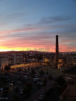 余輝,日落,abendstimmung
