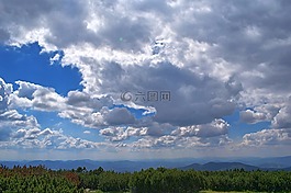 景觀,山,天空