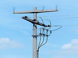 strommast,電源線,當前
