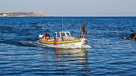 漁船,海港,釣魚
