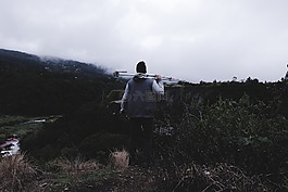 山,綠色,植物