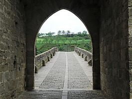 端口,石頭,橋