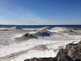 安大略湖,海灘,水