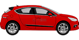 汽車(chē),車(chē),紅色