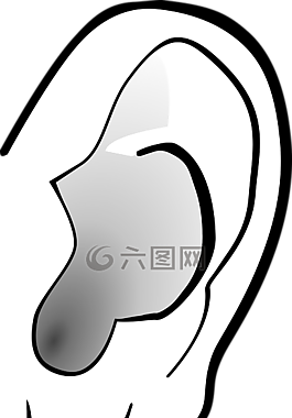 身體,圖,耳