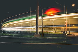 戶外,鐵路,黑暗