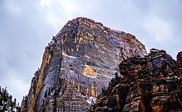 山,小山,石