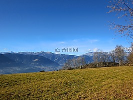 特倫蒂諾,山,景觀