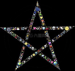 五角星,pentangle,明星