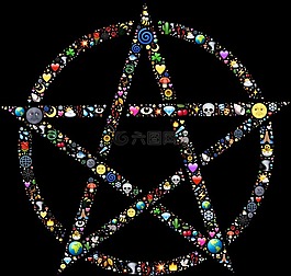 五角星,pentangle,明星