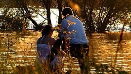 戀人,abendstimmung,日落