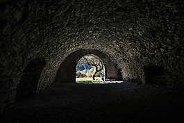 黑色和白色,結(jié)構(gòu),隧道