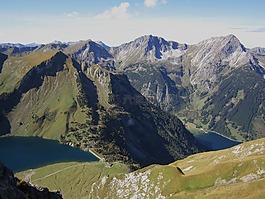 奥地利,山,景观