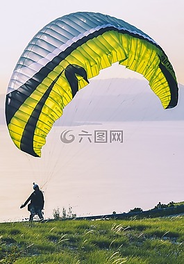 空氣,體育,滑翔傘