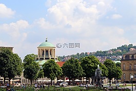 斯图加特,德国,schlossplatzfest