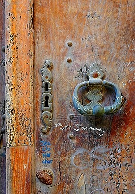 門環(huán),門,鎖