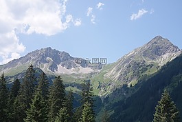 粗糙的号角,gaishorn,阿尔高阿尔卑斯山