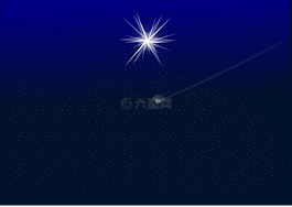 星星,夜,天空