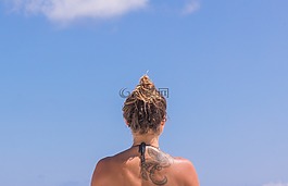 夏天,晚間,一天