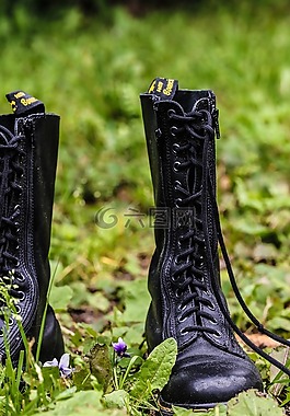 引導,dr martens,綠色
