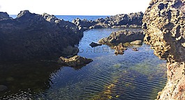 天堂,海灘,海