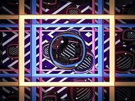 抽象,球,房間