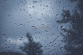 濕,雨點,水