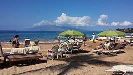 海灘,夏威夷,海洋